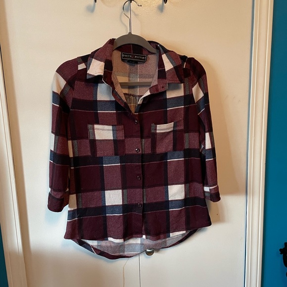Red, Blue, & White Plaid - Picture 1 of 3